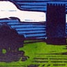 Drystane Dyke, 2008, Relief Print, 19x19cm, edition of 6